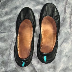 Matte Black Tieks Flats